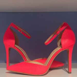 Brand New Jessica Simpson Neon Pink Stiletto Heels